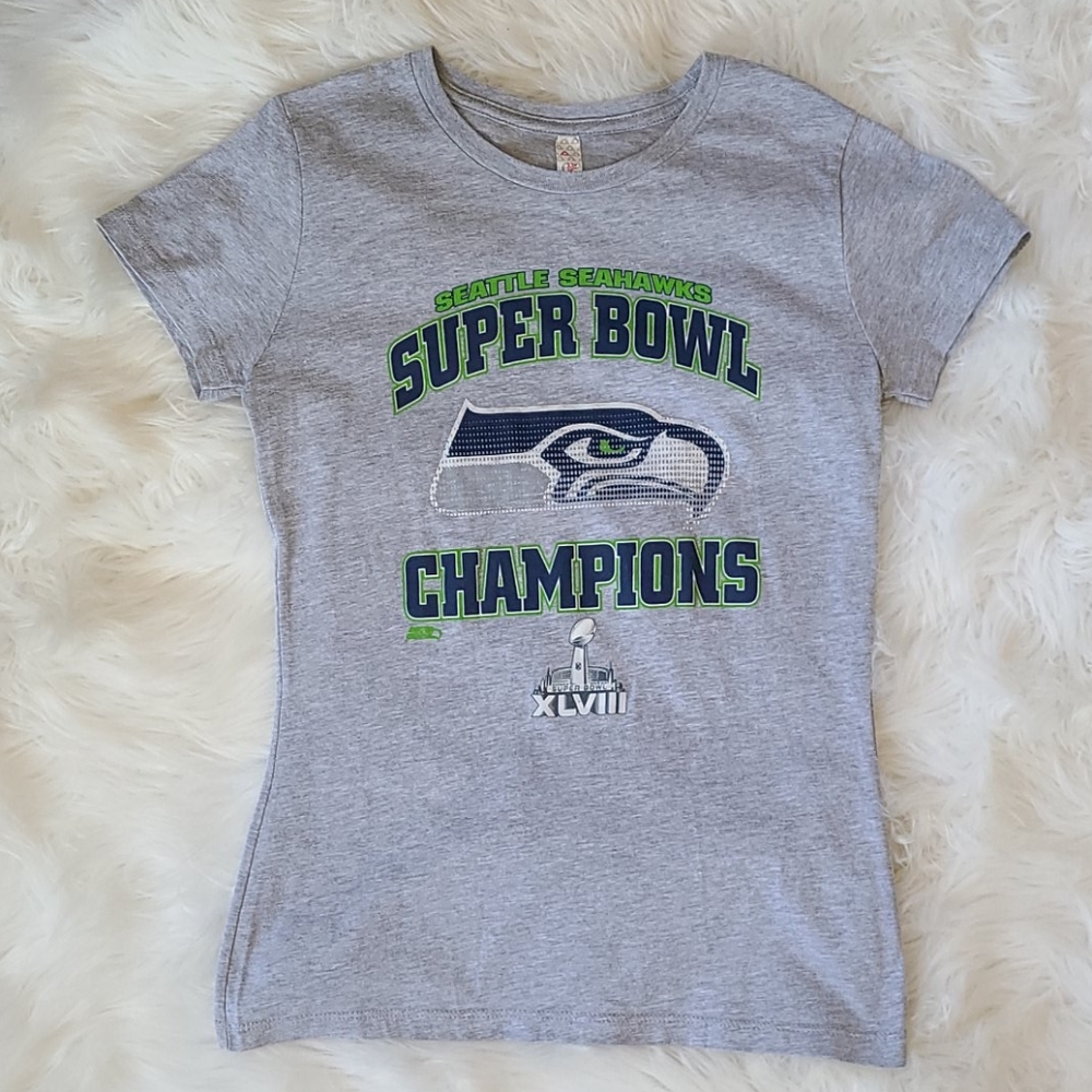 Seattle Seahawks super bowl woman's tee sz small